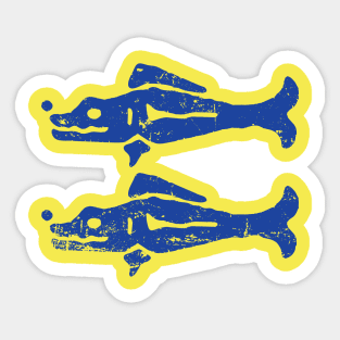 Legends Of The Hidden Temple - Blue Barracudas Sticker